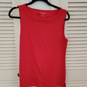 Talbots Red Sleeveless Tank Top